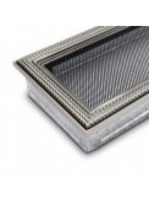 Вентиляційна решітка 4Fire 17х17 см ротанг срібна