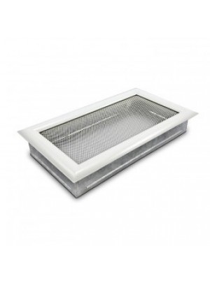 Вентиляційна решітка 4Fire 17х30 см біла півколо з жалюзями