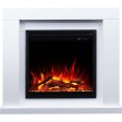 Каминокомплект AFLAMO JOLO Белый + 3D 60x60