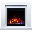Каминокомплект AFLAMO JOLO Белый + 3D 60x60