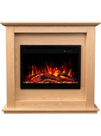 Каминокомплект AFLAMO SUND Дуб + 3D 60x60