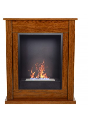 Камінокомплект Aflamo POKER Дуб + BIO 50