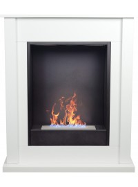 Камінокомплект Aflamo POKER Білий + BIO 50