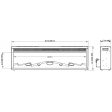 Електрична вставка Aflamo LED 130 CLASSIC