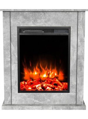 Камінокомплект Aflamo POKER Бетон + LED 50