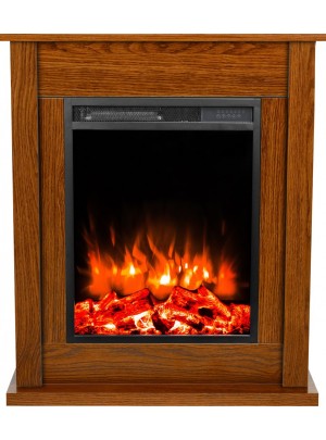 Камінокомплект Aflamo POKER Дуб + LED 50