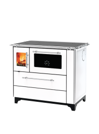 Сталева піч Alfa-Plam DONNA 90 R Білий