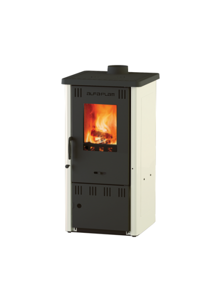 Сталева піч Alfa-Plam ELITA 2 ECO слонова кістка