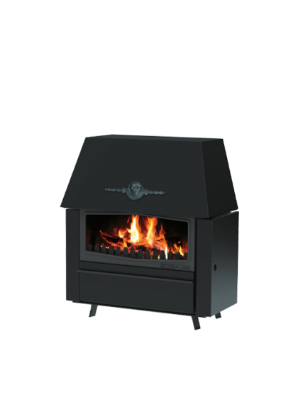 Сталева піч Alfa-Plam RUSTIK антрацит