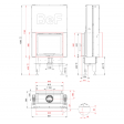 Камінна топка BeF DOUBLE V 6 F. PASSIVE