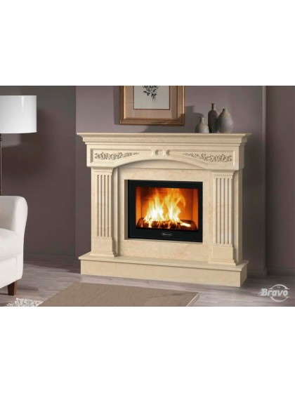 Камінне облицювання Браво Валенсія матеріал Botticino/Volakas Камінне облицювання Браво Валенсія матеріал Botticino/Volakas