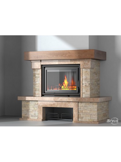 Камінне облицювання Браво Карпати Мармо 2 кутовий