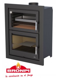 Стальная печь Bronpi MURANO E (с духовкой)
