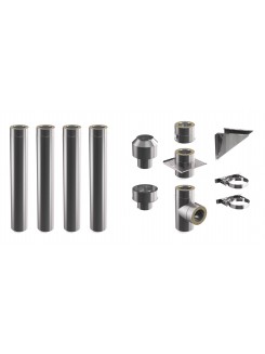 Комплект зовнішнього димоходу DARCO 4,2 м Ø150