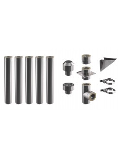 Комплект зовнішнього димоходу DARCO 5,1 м Ø150