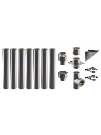 Комплект зовнішнього димоходу DARCO 7,1 м Ø180 Комплект зовнішнього димоходу DARCO 7,1 м Ø180