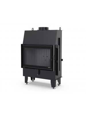 Камінна топка Defro Home IMPULS S (чорний шамот)
