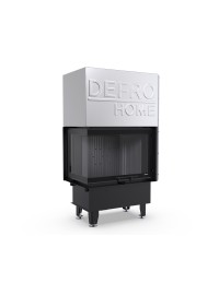 Камінна топка Defro Home INTRA S BL G (чорний шамот)