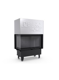 Камінна топка Defro Home INTRA M BL G (чорний шамот)