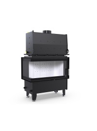 Камінна топка з водяним контуром Defro Home RIVA M BL SHORT