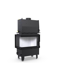 Камінна топка з водяним контуром Defro Home RIVA S BL SHORT