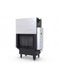 Камінна топка з водяним контуром Defro Home RIVA S G SHORT (чорний шамот)