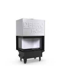 Камінна топка з водяним контуром Defro Home RIVA S BL G SHORT
