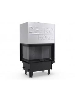 Камінна топка з водяним контуром Defro Home RIVA S BL G SHORT (чорний шамот)