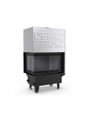 Камінна топка з водяним контуром Defro Home RIVA S BL G SHORT (чорний шамот)