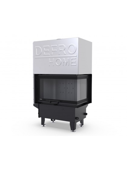 Камінна топка з водяним контуром Defro Home RIVA S BP G SHORT (чорний шамот)