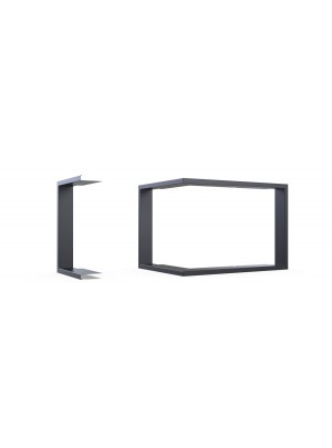 Бокова рамка для повітряної камінної топки Defro Home INTRA SM BL/BP SLIM M30