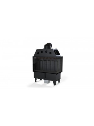 Камінна топка Defro Home INTRA ME BP (чорний шамот) 