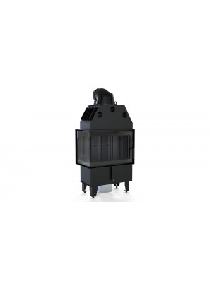 Камінна топка Defro Home INTRA SM BL MINI (чорний шамот) 