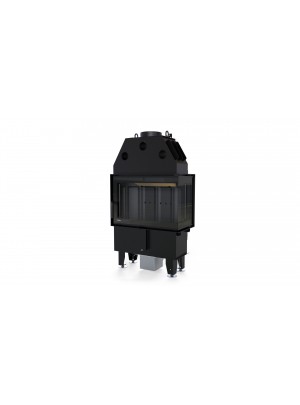 Камінна топка Defro Home INTRA SM BP SLIM (чорний шамот)