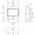 Камінна топка Defro Home NEST S (чорний шамот)