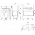 Камінна топка Defro Home INTRA L BL G
