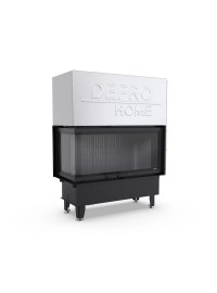 Камінна топка Defro Home INTRA L BL G (чорний шамот)