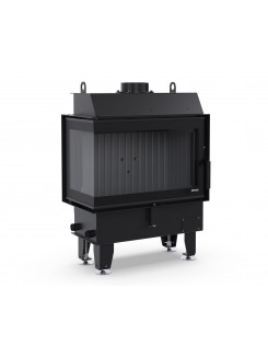 Камінна топка Defro Home NEST S BL (чорний шамот)