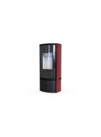 Стальная печь Defro Home ORBIS Красный