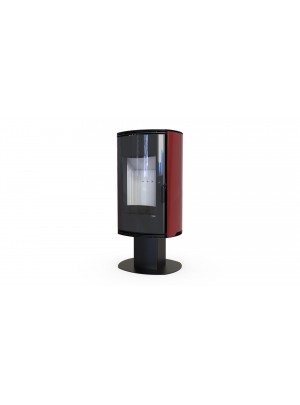 Сталева піч Defro Home ORBIS TOP Червоний