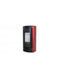 Стальная печь Defro Home ORTI Красный
