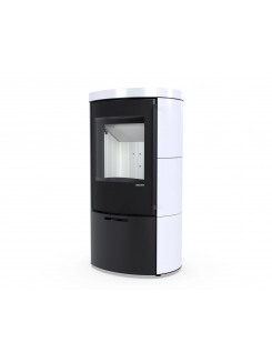 Сталева піч Defro Home CERES KRM 2.0 Білий глянцевий