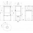 Сталева піч Defro Home CERES KRM 2.0 Білий