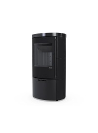 Сталева піч Defro Home CERES KRM 2.0 Чорний глянцевий (чорний шамот)