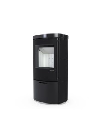 Сталева піч Defro Home CERES KRM 2.0 Чорний глянцевий
