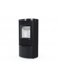 Сталева піч Defro Home CERES KRM 2.0 Чорний глянцевий