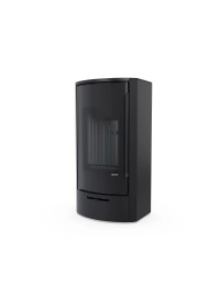 Сталева піч Defro Home ORTI 2.0 Чорний (чорний шамот)