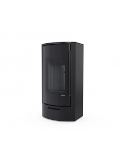 Сталева піч Defro Home ORTI 2.0 Чорний (чорний шамот)