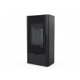 Сталева піч Defro Home SOLUM 2.0 Чорний (чорний шамот)