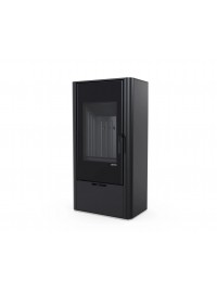 Сталева піч Defro Home SOLUM 2.0 Чорний (чорний шамот)